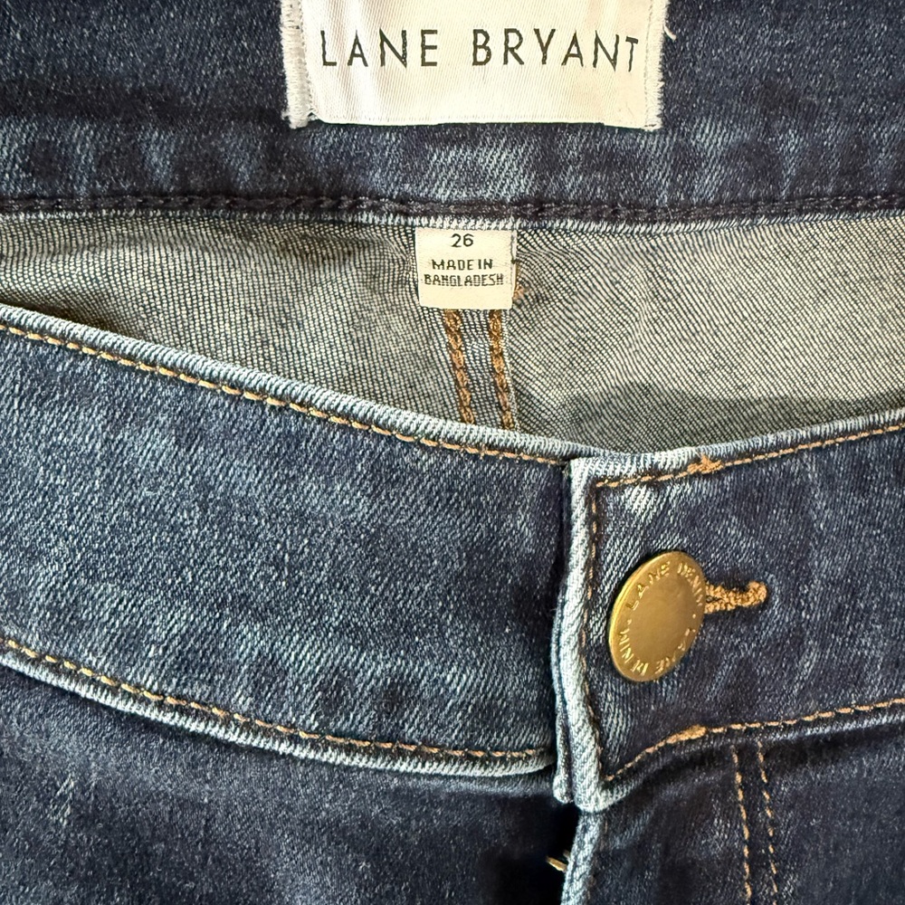 Lane Bryant Dark Blue Denim Jeans